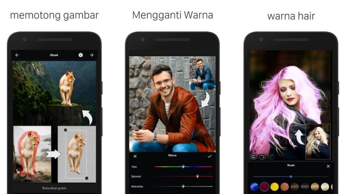 Rekomendasi aplikasi edit foto gratis di Android