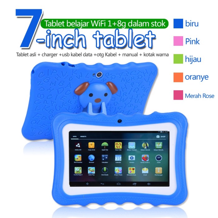 Perbandingan tablet Android dan iPad untuk anak-anak