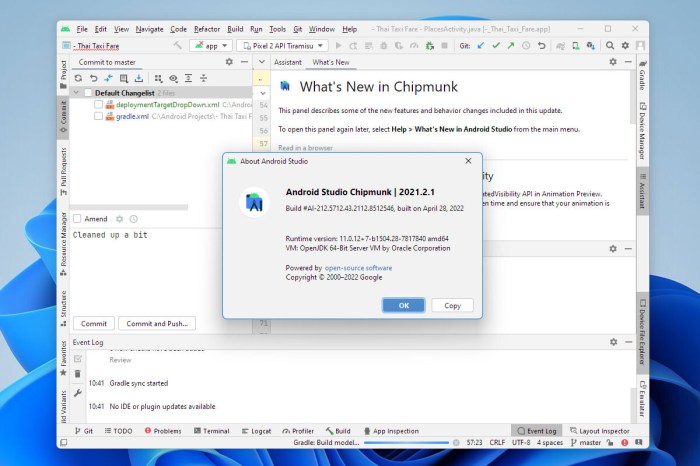 Fitur baru Android Studio Chipmunk