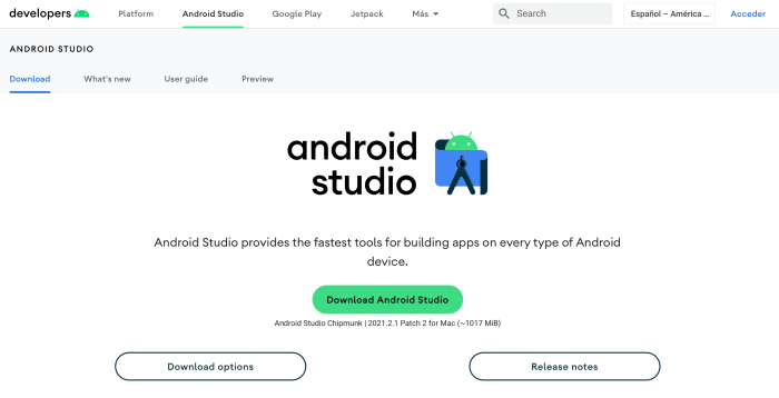 Fitur baru Android Studio Chipmunk